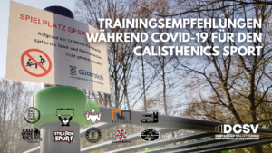 Read more about the article Trainingsempfehlungen während Covid-19 für den Calisthenics-Sport