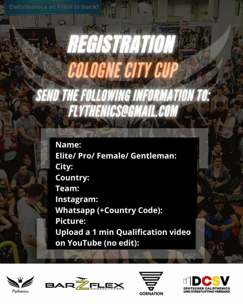 Cologne City Cup 2022 Registration
