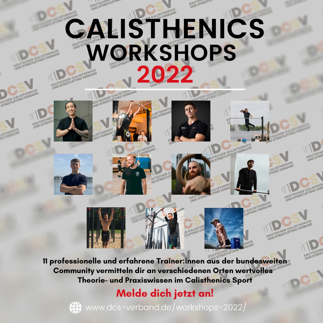Read more about the article DCSV Calisthenics-Workshops im Sommer 2022