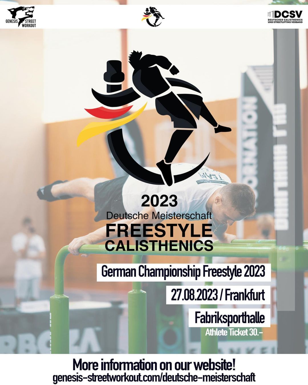 Read more about the article Qualifikation Deutsche Meisterschaft Freestyle Calisthenics 2023 Frankfurt